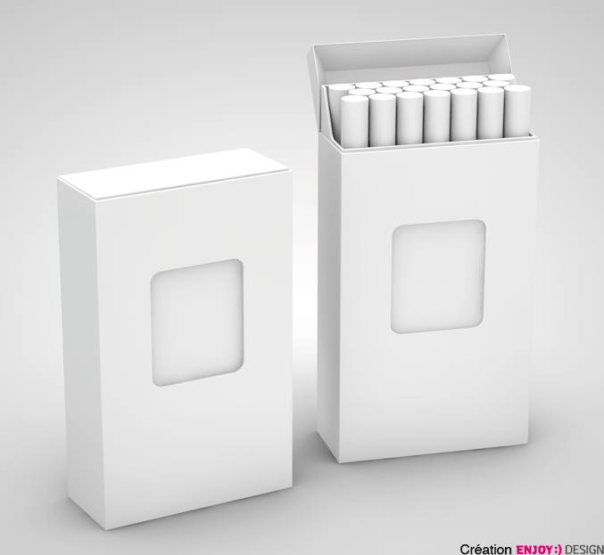 Exécution et implémentation de la nouvelle identité sur la gamme packagings des produits GAULOISE. Paquet en 5 tons directs, 1 vernis Mat, 1 vernis Brillant et 1 embosse.